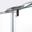 DreamLine Chrome 72 x 32-7/16 in. Semi-Framed Pivot Shower Enclosure 