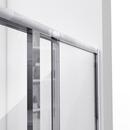 DreamLine Chrome CORNERVIEW 36X36 SHEN CR WHT BS BW 