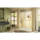 DreamLine Chrome/White 78-3/4 x 60 in. Frameless Sliding Shower Door with Base Kit 