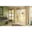 DreamLine Brushed Nickel/Biscuit 78-3/4 x 60 in. Frameless Sliding Shower Door with Base Kit 