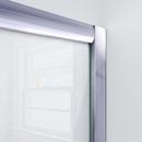 DreamLine Chrome/Biscuit 74-3/4 x 60 in. Semi-Framed Sliding Shower Door with Base Kit 