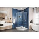 DreamLine Chrome 38 x 38 in. Frameless Pivot Shower Enclosure with Clear Glass 