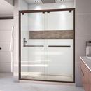 DreamLine Oil Rubbed Bronze/Biscuit 78-3/4 x 60 in. Semi-Framed Sliding Shower Door with Base Kit 