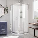DreamLine Chrome 36 x 36 x 76-3/4 in. Corner Shower Unit 