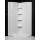 DreamLine White 36 x 36 in. Neo-angle Shower Base 