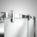 DreamLine Polished Stainless Steel 77-3/8 x 60 in. Semi-Framed Sliding Shower Door 
