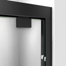DreamLine Satin Black 58 in. Tub & Shower Door 