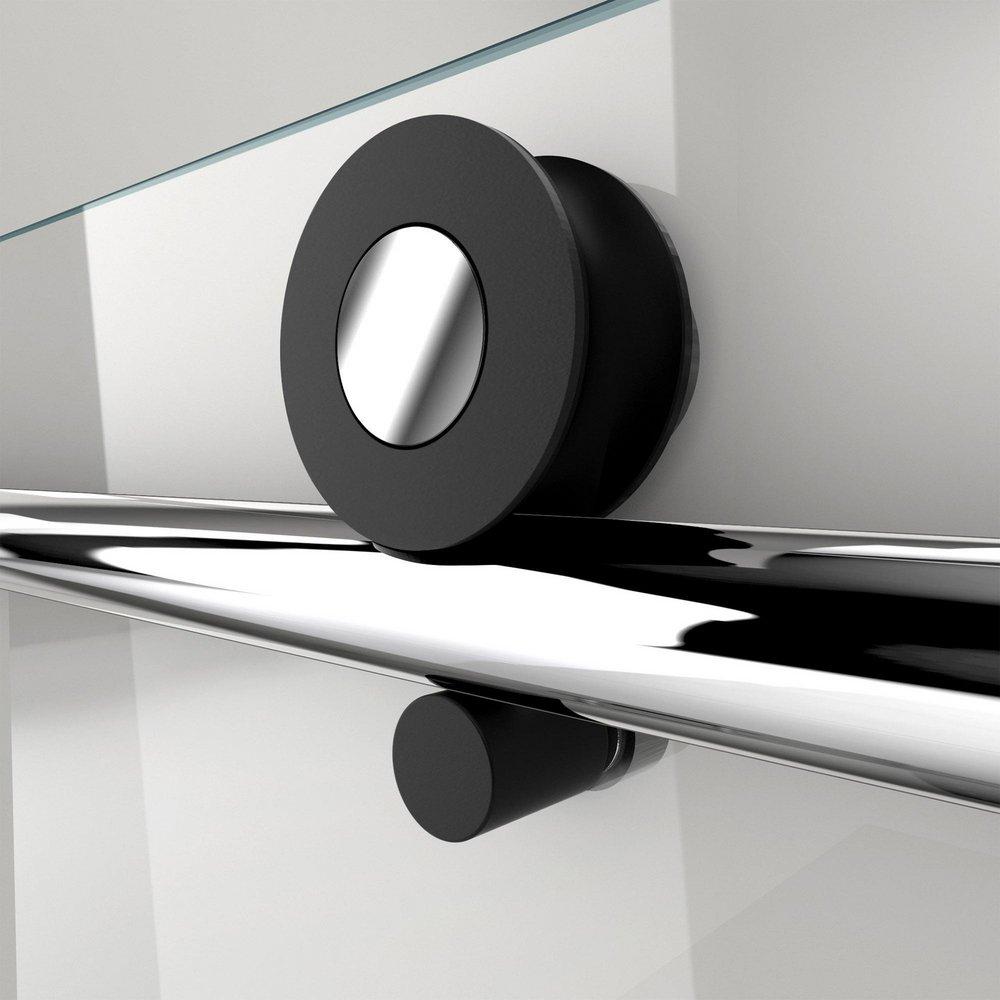 DreamLine Tuxedo 76 x 34-1/2 in. Frameless Sliding Shower Door 