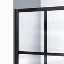 DreamLine Satin Black 72 in. Tub & Shower Door 