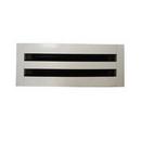 Airguide Mfg White 6-1/2 in. 3-Slot Air Diffuser in White 