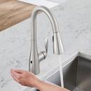 Moen Spot Resist&trade; Stainless Single Handle Pull Down Touchless Kitchen Faucet with Power Clean, Reflex and MotionSense Wave Technology 