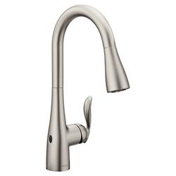 Single Handle Pull Down Touchless Kitchen Faucet in Spot Resist&trade; Stainless