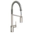 Moen Spot Resist&trade; Stainless Single Handle Pull Down Touchless Kitchen Faucet with Power Clean and MotionSense Wave Technology 