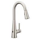 Moen Spot Resist&trade; Stainless Single Handle Pull Down Touchless Kitchen Faucet with Power Clean, Reflex and MotionSense Wave Technology 
