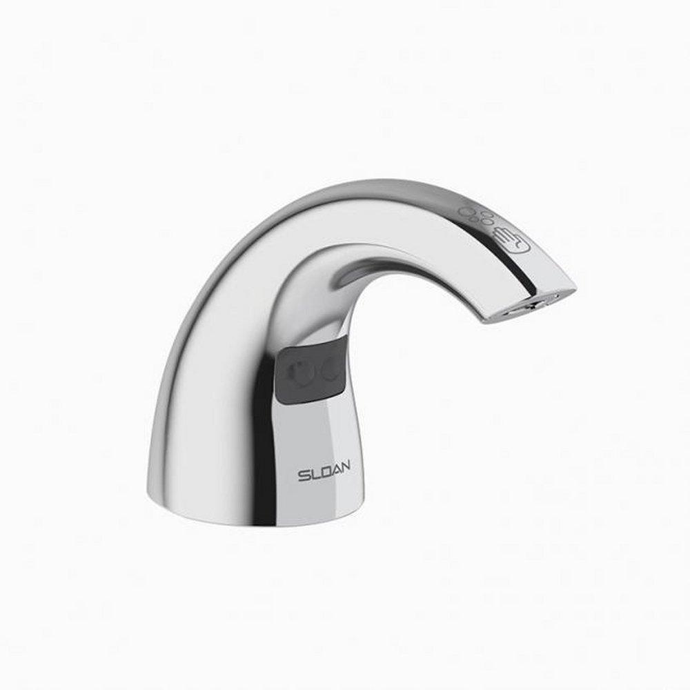 Sloan Valve Polished Chrome 20 oz. Deck Mount Metal Soap Dispenser with Pump and Soap 