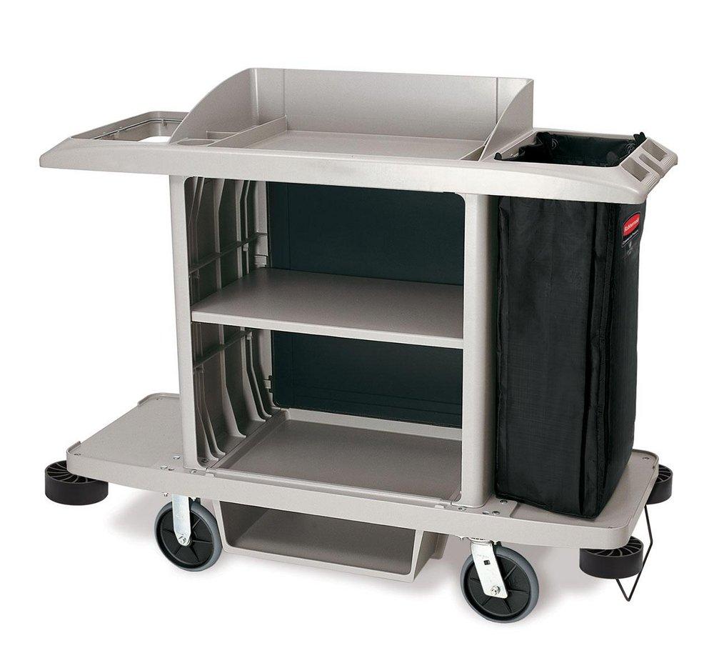 Rubbermaid Grey Housekeeping Cart 