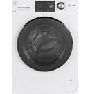 GE&reg; White on White 25-5/8 in. 2.4 cu. ft. Electric Front Load Washer 