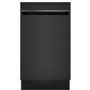 GE Profile&trade; Black 17-3/4 in. 8 Place Settings Dishwasher 