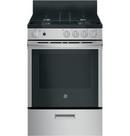 GE&reg; Stainless Steel 24 in. Gas 4-Burner Sealed Freestanding Range 