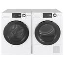 GE&reg; White 23-7/16 in. 4.1 cu. ft. Electric Dryer 