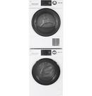 GE&reg; White 23-7/16 in. 4.1 cu. ft. Electric Dryer 