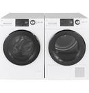 GE&reg; White 23-7/16 in. 4.1 cu. ft. Electric Dryer 