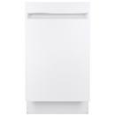 GE Profile&trade; White 17-3/4 in. 8 Place Settings Dishwasher 