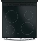 GE&reg; Stainless Steel 23-7/8 in. Electric 4-Burner Smoothtop Freestanding Range 