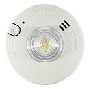 3V Battery AC/DC Photo Smoke Alarm with Escape Light in White