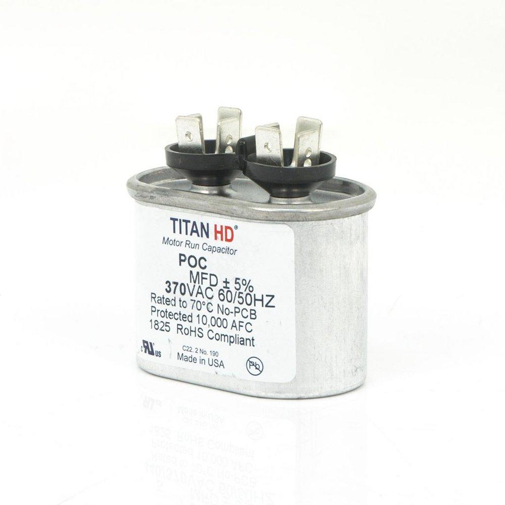 Packard 370V Oval Run Capacitor 