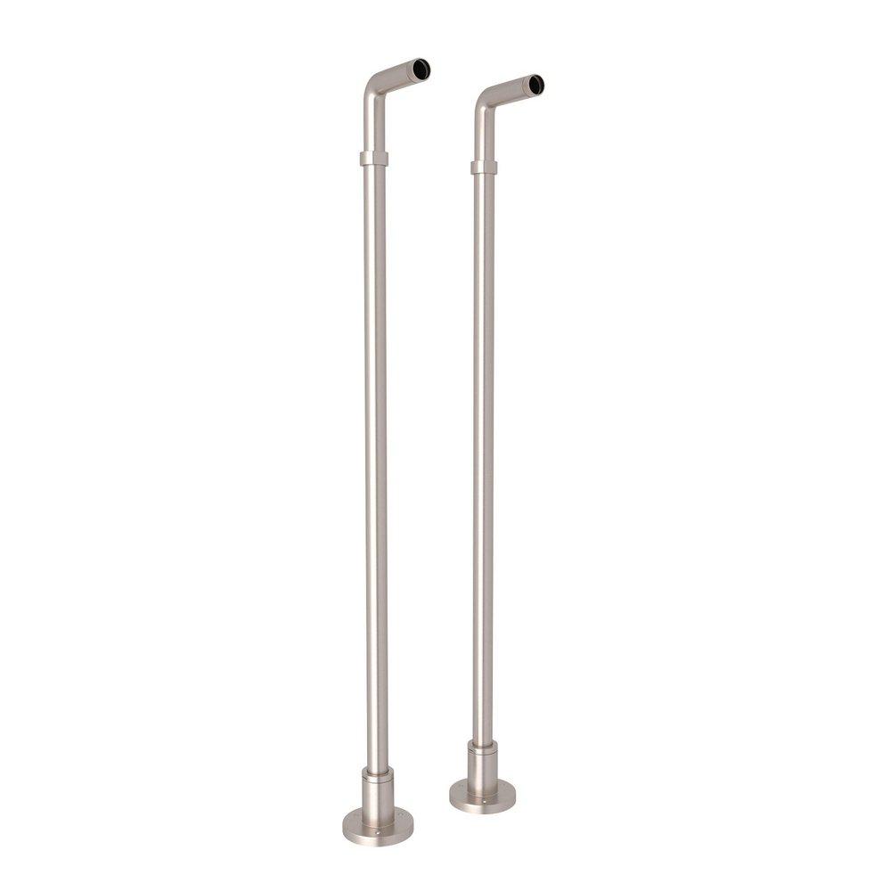 ROHL&reg; Satin Nickel 1/2 in. Brass Floor Pillar Leg 