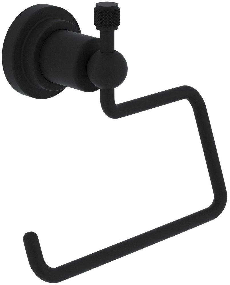 ROHL&reg; Matte Black Wall Mount Toilet Tissue Holder 