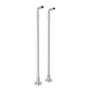 ROHL&reg; Polished Chrome Floor Mount Pillar Legs/Supply Union 
