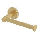 Wall Toilet Tissue Holder in Unlacquered Brass