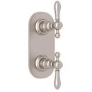 1/2 in. Thermostatic Diverter and Control Trim Only for R1050BD Rough Valve in Satin Nickel