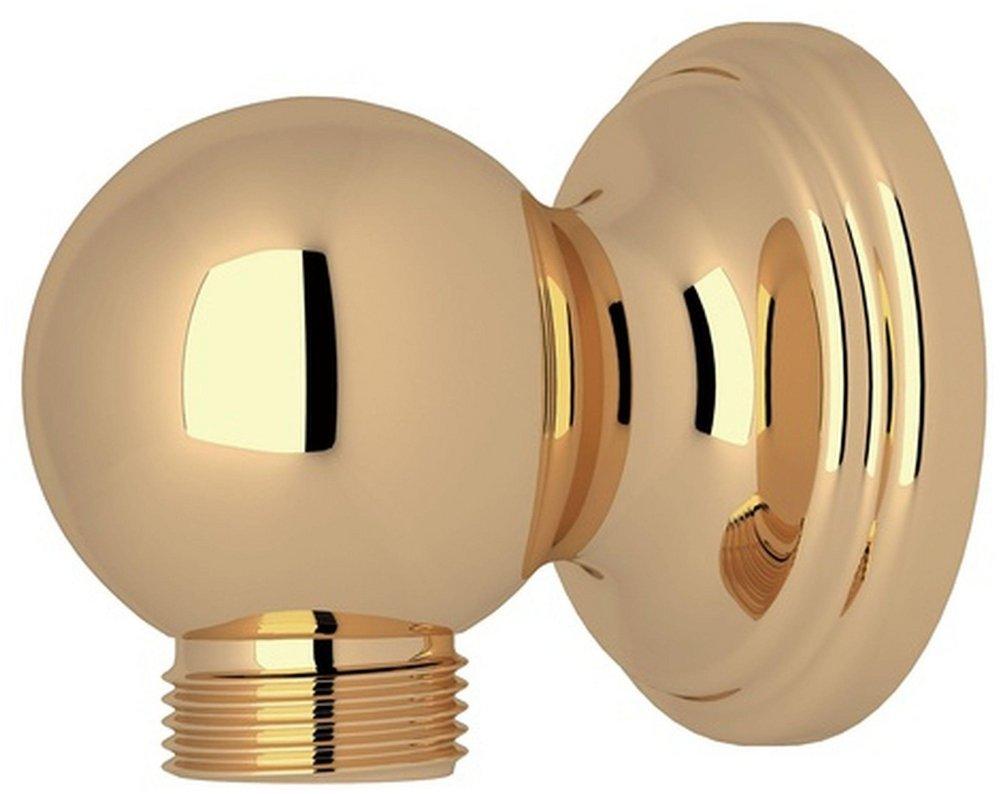 Perrin & Rowe Unlacquered Brass 1/2 x 2-1/4 in. FNPT Brass Wall Outlet 