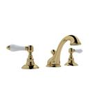 ROHL&reg; Unlacquered Brass Two Handle Widespread Bathroom Sink Faucet 