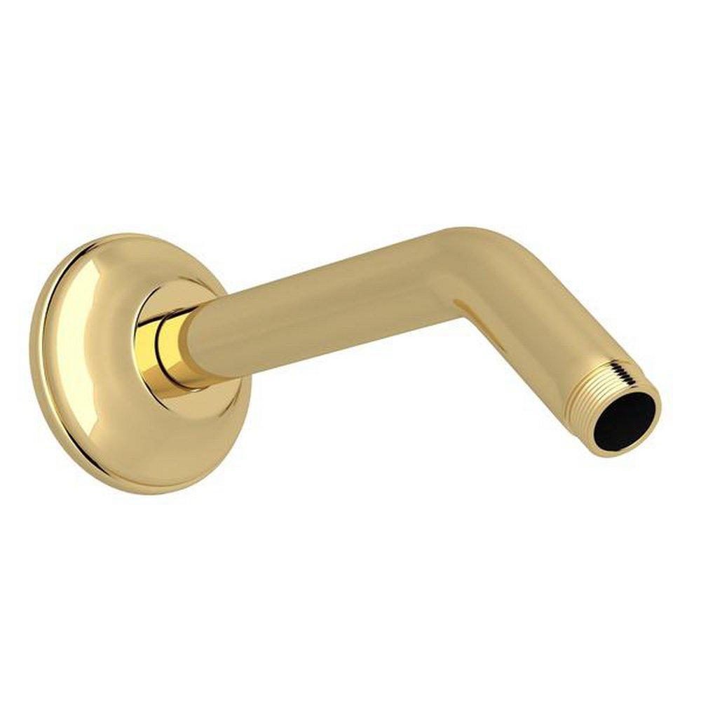 ROHL&reg; Unlacquered Brass 6-9/16 in. Wall Mount Shower Arm 