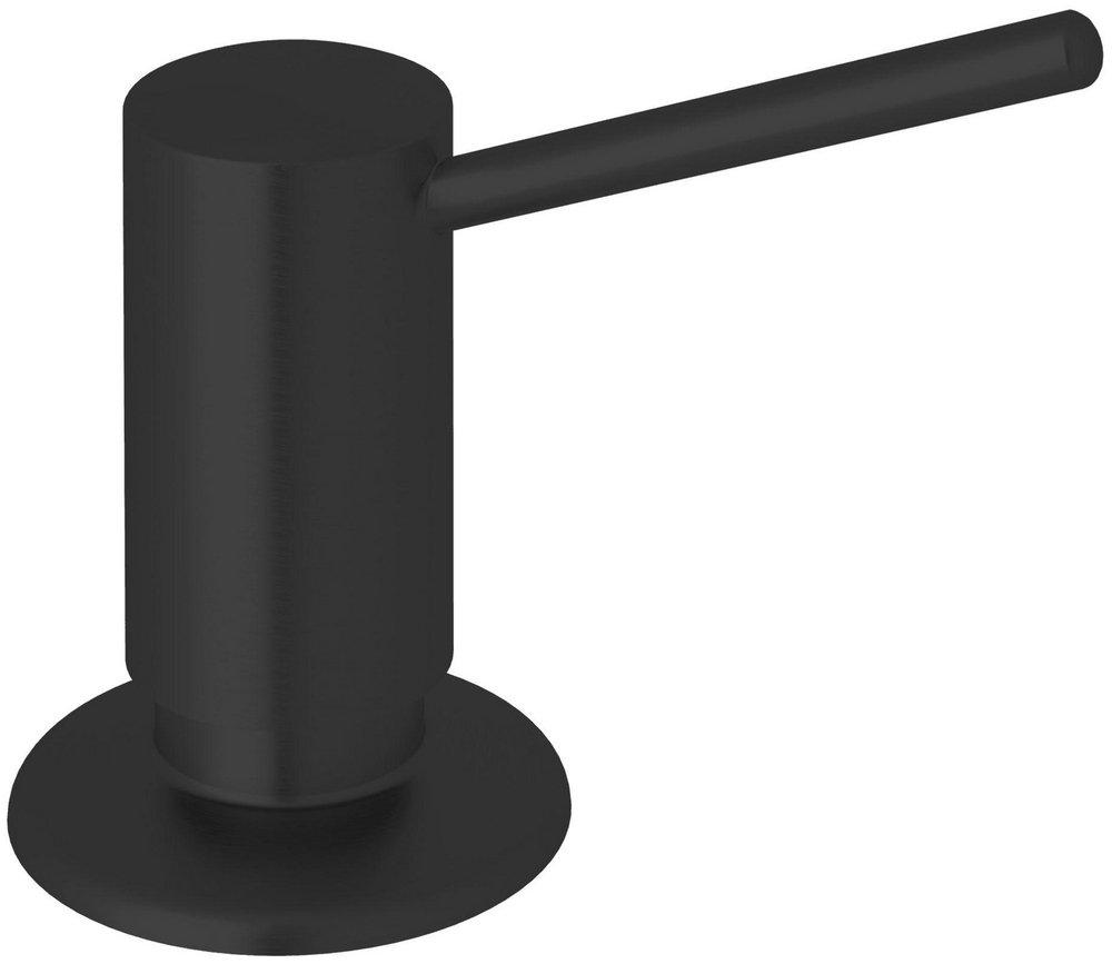 ROHL&reg; Matte Black 12 oz. Deck Mount Brass Soap & Lotion Dispenser 