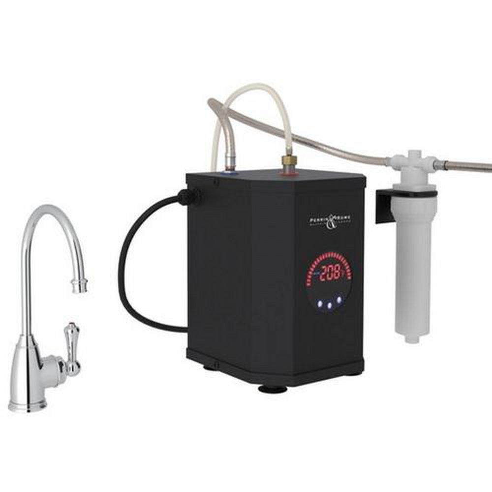 Perrin & Rowe&reg; Polished Chrome Single Handle Lever Water Filter Faucet 