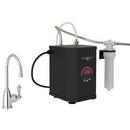 Perrin & Rowe&reg; Polished Chrome Single Handle Lever Water Filter Faucet 