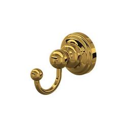 1-Hook Robe Hook in Unlacquered Brass