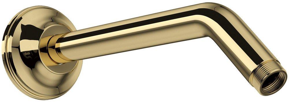ROHL&reg; Unlacquered Brass 1/2 x 9-3/8 in. MNPT Brass Shower Arm 