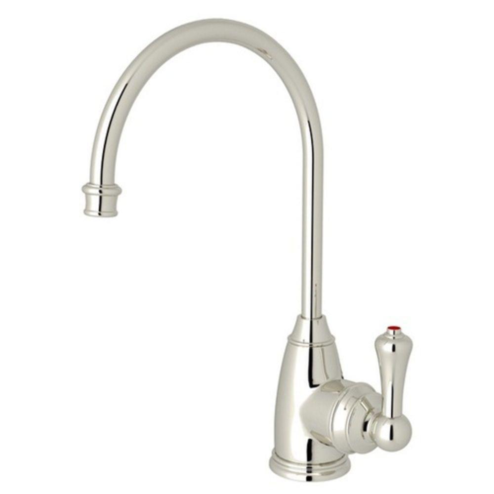 Perrin & Rowe&reg; Polished Nickel Single Handle Kitchen Faucet 