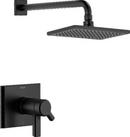 Delta Faucet Matte Black Single Handle Single Shower Faucet Trim Only 
