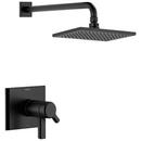 Delta Faucet Matte Black Single Handle Single Shower Faucet Trim Only 