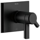Delta Faucet Matte Black Thermostatic Valve Trim with Single Lever Handle 