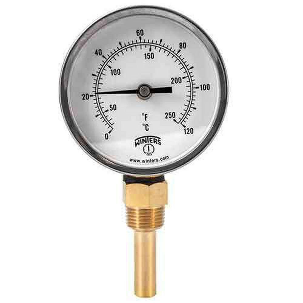 Winter's Thermogauges 3 in. 4-Stem Bimetal Thermometer 