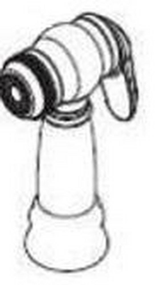 Gerber Plumbing Satin Black Brass Side Spray for D401157 Kitchen Faucet 