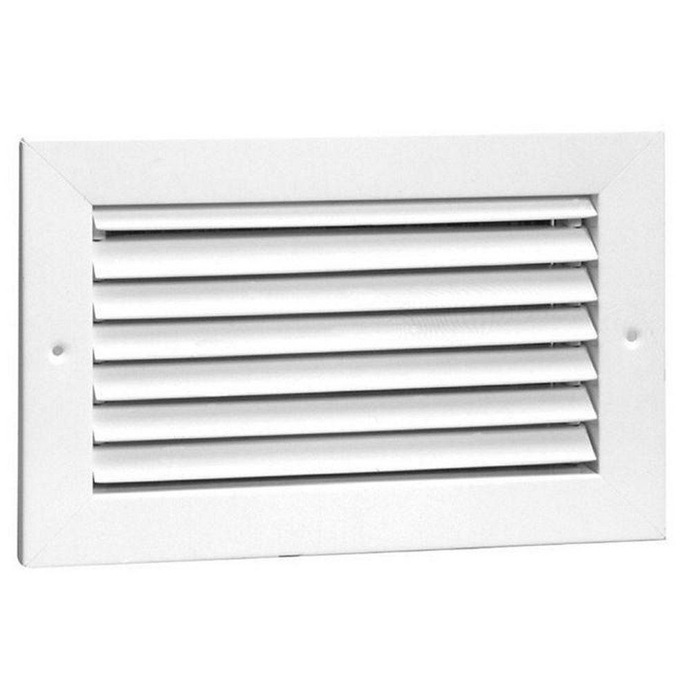 Airguide Mfg White 10 in. Ceiling Diffuser with Curved Blade in White 